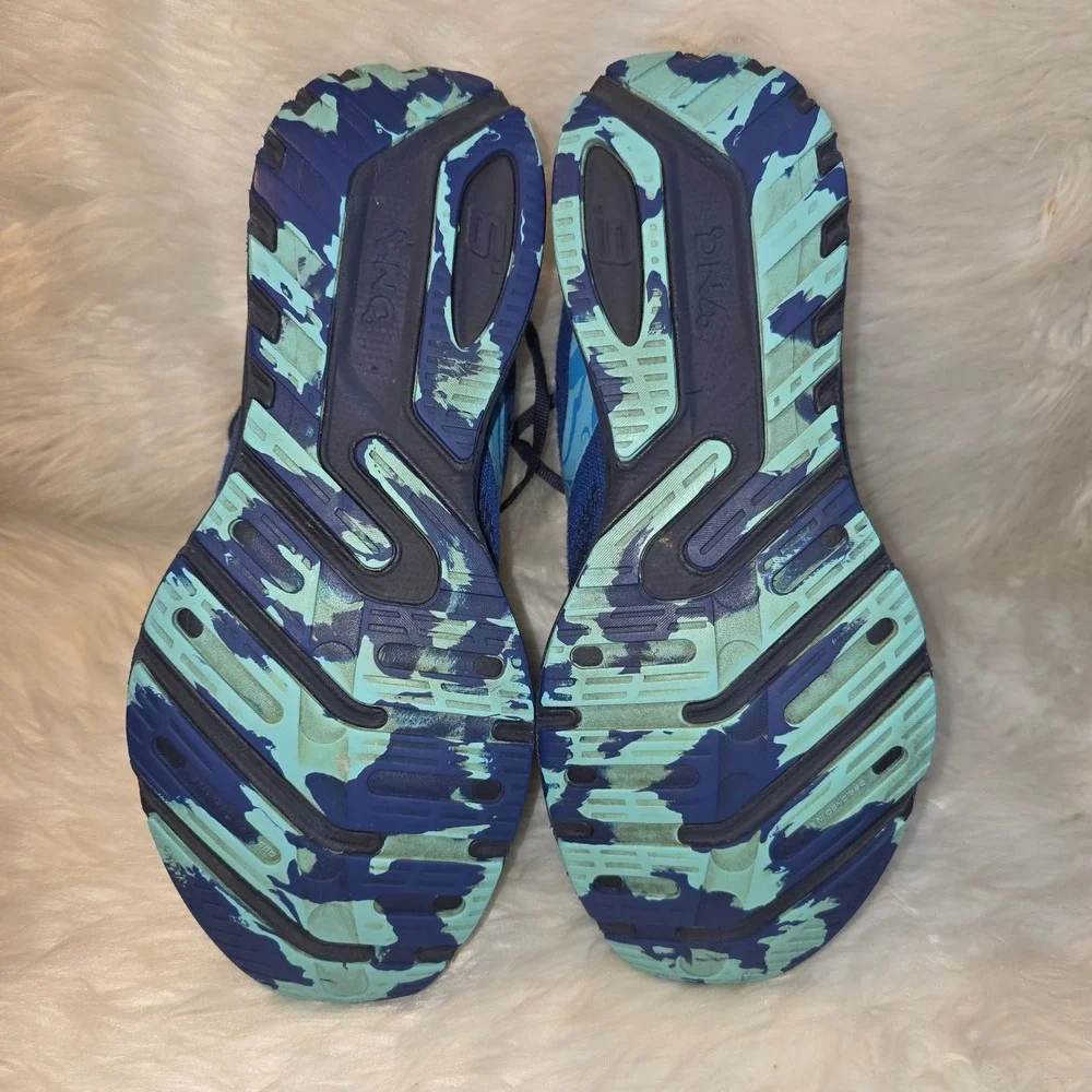 Size 9.5 - Brooks Launch 9 Blue Multi W